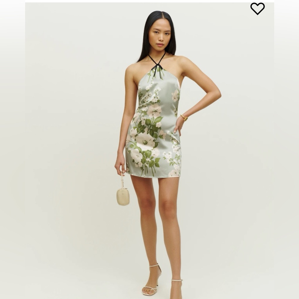 Reformation poppies silk dress, size 6